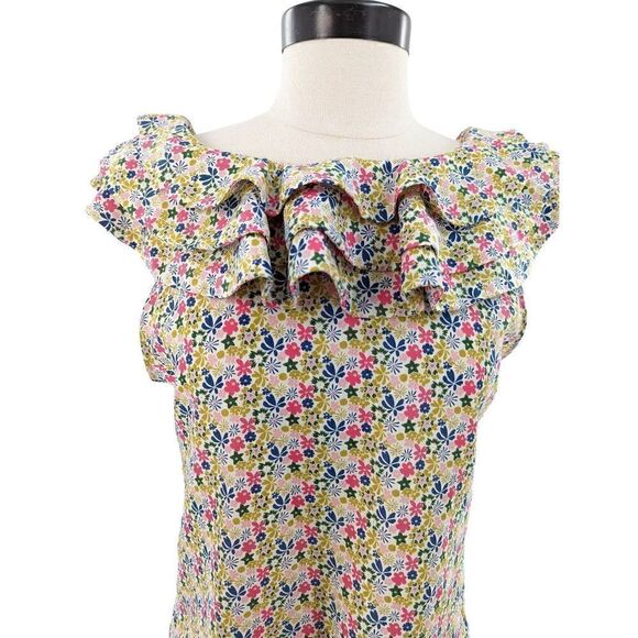 Liberty X Target Women Multicolor Floral Print Sleeveless Blouse Size Medium - Picture 9 of 14